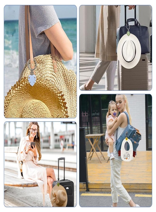panthra 4pcs Hat Clips for Travel on Bag, Hat Holder for Travel Essentials, Lightweight and Versatile Accessory, Free Your Hands, Easy to use, Protect Hats from Falling, Suitable Gift for Women - Image 5